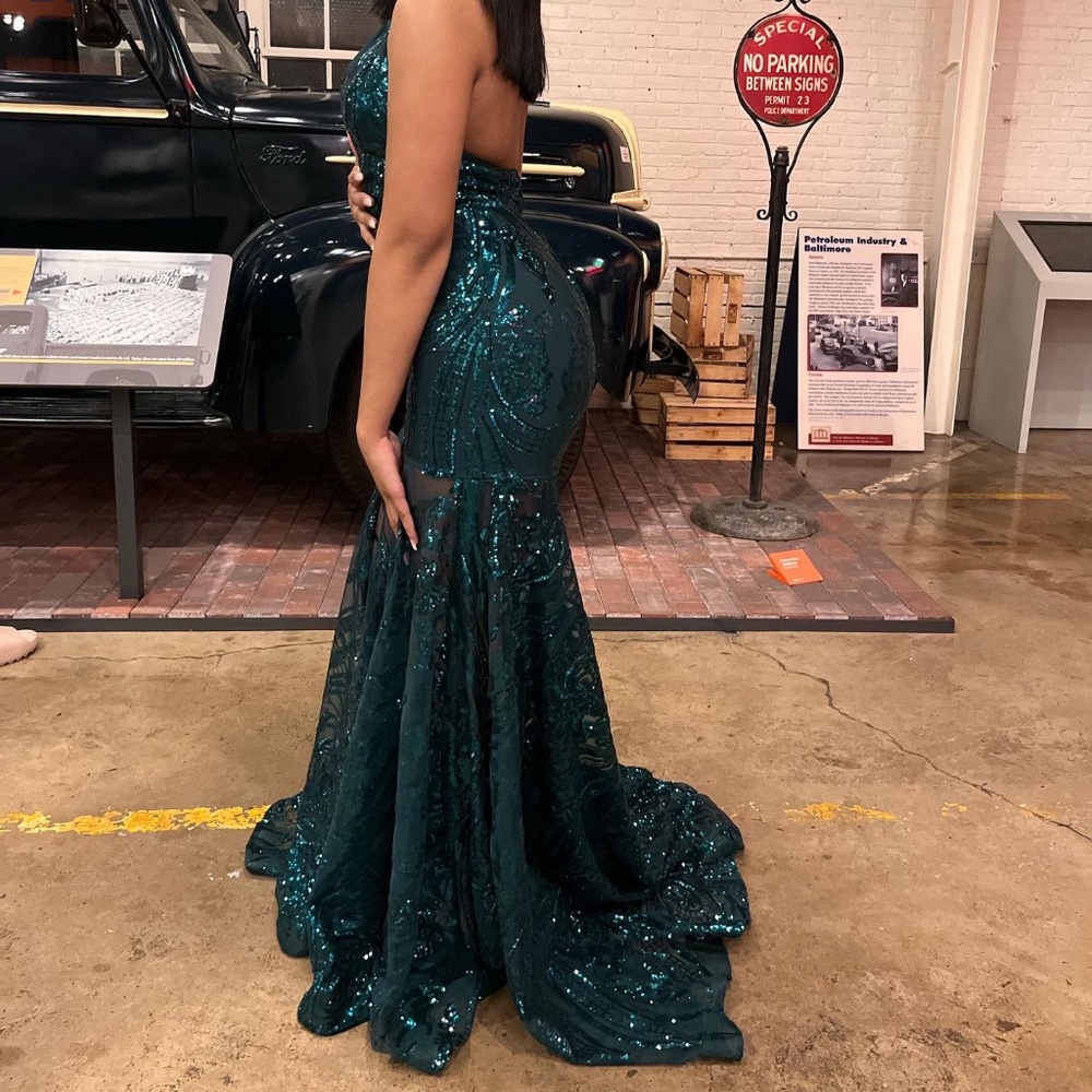Poison Ivy (Dark Green) Prom Dress, Alglist, Size 6